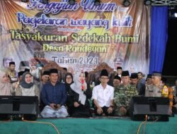 Tasyakuran dan Sedekah Desa Randegan, Bupati Ikfina Ingatkan Masyarakat Untuk Selalu Bersyukur