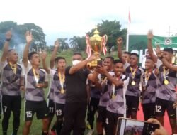 Kalahkan Amfibi Di Final, Amop Paga Juara Piala Askab Sikka I