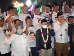 Gus Muhaimin Deklarasi Capres 2024 Di BUMDes Desa Ponokawan Kecamatan Krian