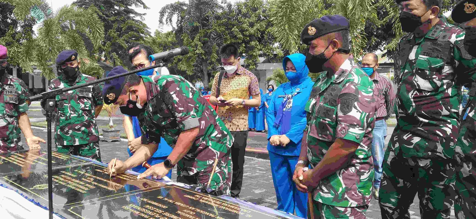 Kunker Ke Maumere, Danlantamal VII Resmikan Sarana Prasarana Milik Lanal