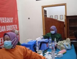 BINDA Jatim Dan Dinas Kesehatan Adakan Percepatan Vaksinasi Jenis 1,2,Dan 3 (Boster) di Pendopo Balai Desa Kebaron – Tulangan