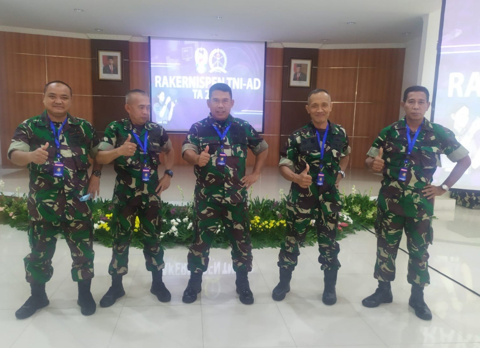 Kapenrem 082/CPYJ Hadir Dalam Rakernis Penerangan TNI AD Tahun 2022