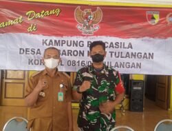 Desa Kebaron Kecamatan Tulangan Dapat Penilaian Dari Kodim 0816 Sebagai Kampung Pancasila