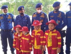 Pos DAMKAR Unit Krian Mendapatkan Kunjungan Dari KB RA ISLAM TERPADU AN NISA Kemasan Krian