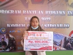 Koramil 0816/05 Tulangan Menyalurkan Untuk Kedua Kalinya BTPKLWN