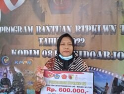Kasdim 0816 Sidoarjo Tindaklanjuti Kegiatan BTPLKWN Di Koramil 0816/07 Kecamatan Krembung Kabupaten Sidoarjo