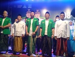 Puncak Peringatan HARLAH GP ANSOR Sidoarjo Ke 88 Dan Fatayat NU Ke 72 Di Gelar Di Alun Alun Sidoarjo