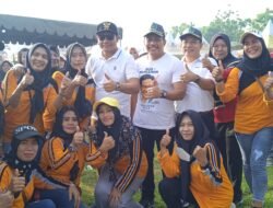 Wabup Subandi Apresiasi digelarnya Pasar Rakyat Gebyar Lebaran Sidobangkit 2022 Desa Kemantren, Guna Pulihkan Perekonomian Sidoarjo