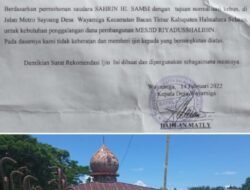 Polres Halsel Diduga Keliru Menahan Pemilik Lahan & Korban Pemerasan Anggaran Pembangunan Mesjid Wayamiga