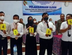 Ujian Perangkat Desa Sajen Diacungi Jempol, Ini Buktinya