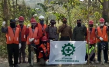 Perhutani Mojokerto Berikan Sosialisasi K3 Kepada Pekerja Di Bidang Produksi Kayu