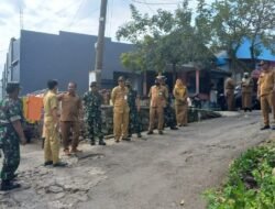 Dandim 0815 dan Kadis PMD Kabupaten Mojokerto Verlap Kesiapan TMMD 2022