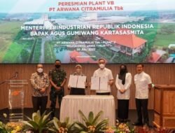 Peresmian Plant VB Arwana Mojokerto, Tandean Rustandy Puji Bupati Mojokerto