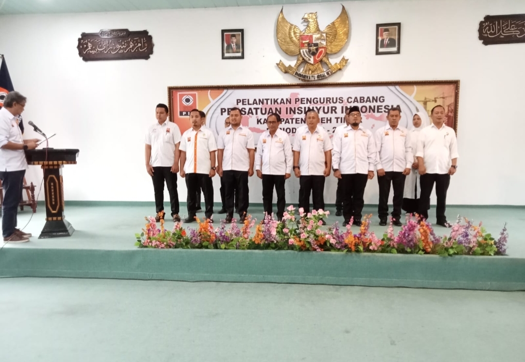 Pengurus Persatuan Insinyur Indonesia (PII) Aceh Timur Resmi Dilantik