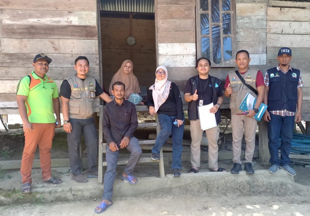 Kemensos Tinjau Rumah Tak Layak Huni di Aceh Timur