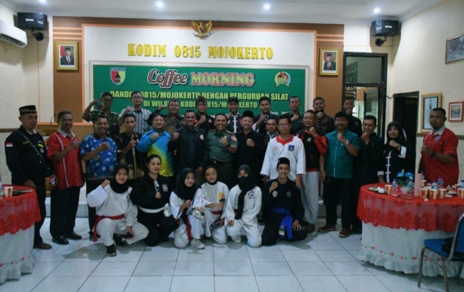 Kodim 0815/Mojokerto Gelar Coffe Morning Bersama IPSI Mojokerto