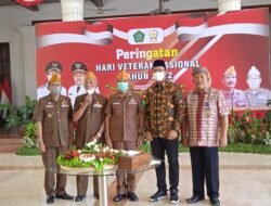 Peringatan Hari Veteran Nasional,DPC LVRI Sidoarjo Tabur Bunga Di TMP Dan Tasyukuran