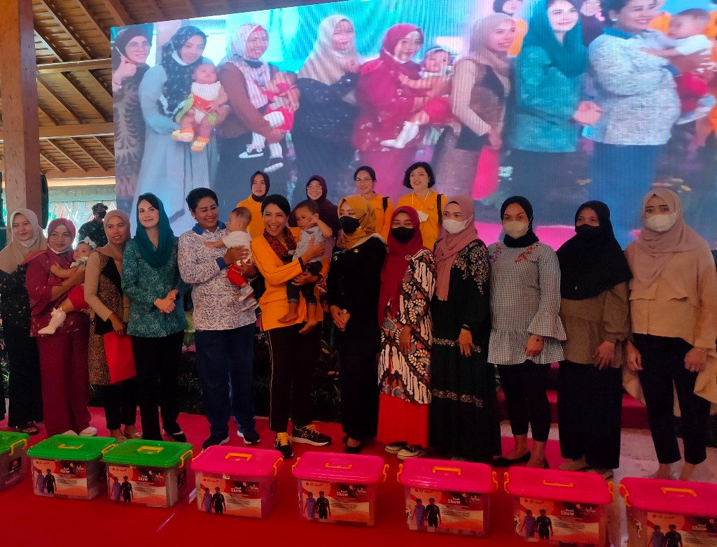 Ketum Dharma Pertiwi ke Mojokerto, Bawa Misi Cegah Stunting