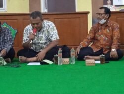 Rapat Terbuka Sosialisasi Tata Tertib Penjaringan Dan Penyaringan Perangkat Desa Pilang Kecamatan Wonoayu,Berjalan Lancar