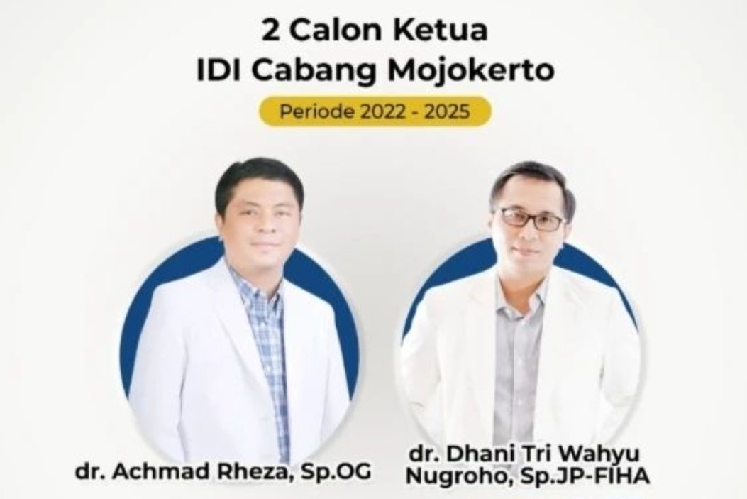 2 Calon Ketua IDI Cabang Mojokerto Periode 2022-2025
