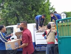 BAZNAS Kabupaten Sidoarjo Dan Kapolresta Sidoarjo, Menyalurkan Bantuan Paket Sembako Dan Air Mineral