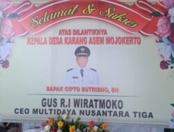 Resmi Dilantik, Kades Karangasem Adakan Syukuran