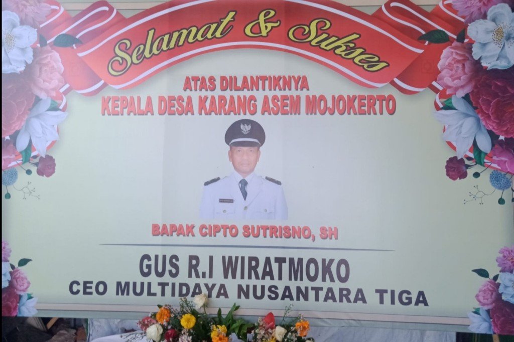 Resmi Dilantik, Kades Karangasem Adakan Syukuran