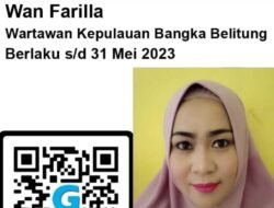 Stop Press Wan Farilla Wartawan Kepulauan Bangka Belitung