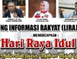 Bupati DPD LIRA Mojokerto Raya Mengucapkan Selamat Hari Raya Idul Fitri 1444 H