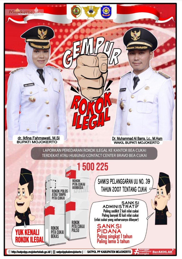 Iklan Cukai Pemerintah Kabupaten Mojokerto Tahun 2023