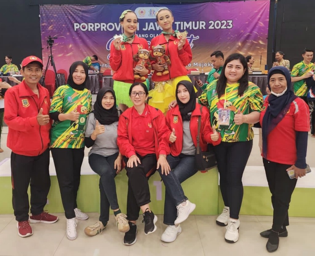 Porprov Jatim 2023, Dance Sport Kota Mojokerto Raih 6 Medali