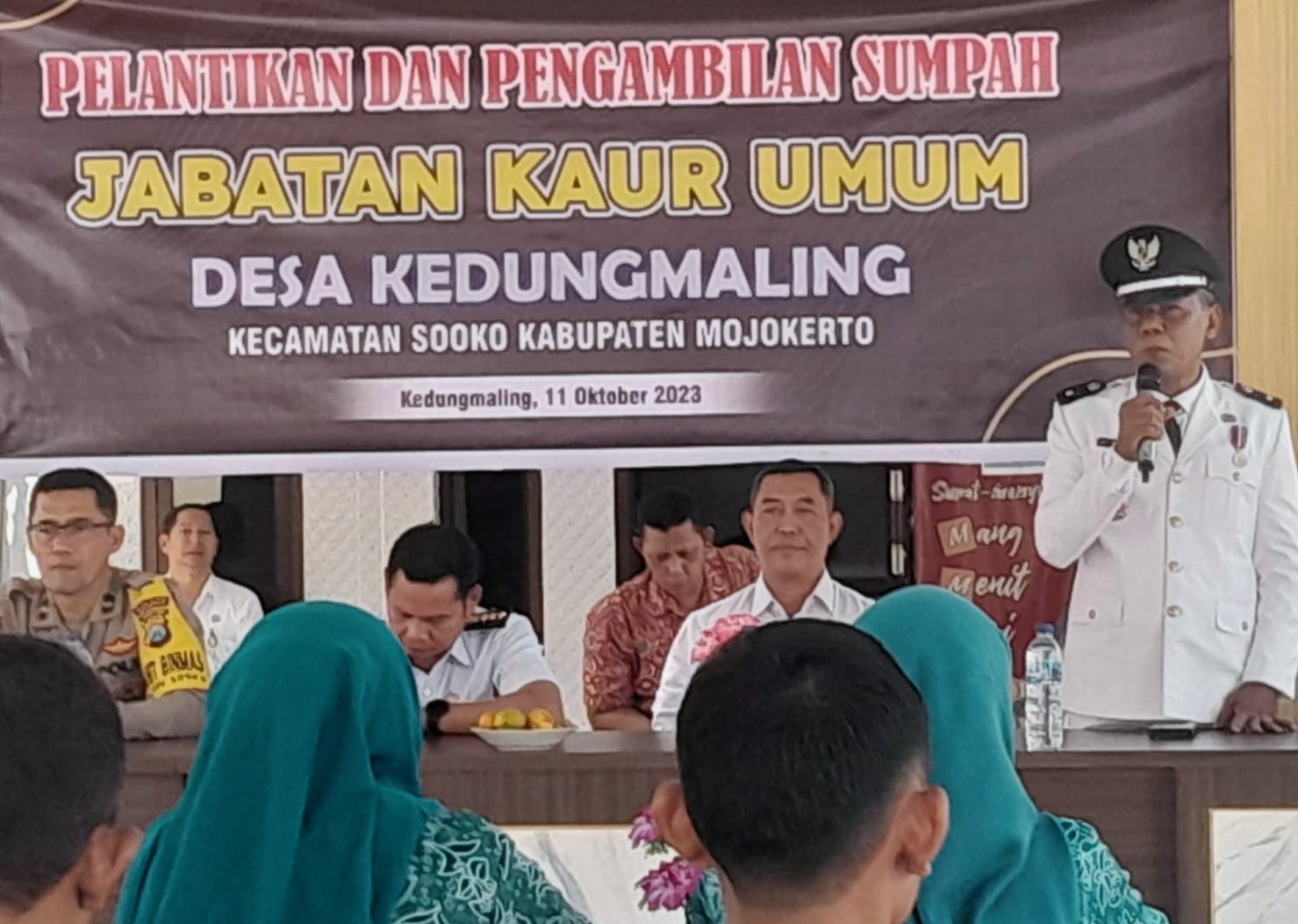 Kepala Desa Kedungmaling Lantik Maulida Rahmawati Sebagai Kaur Umum