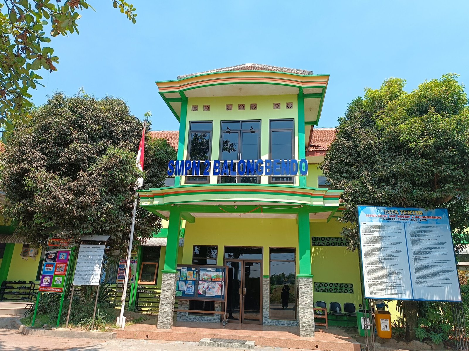 Area Lingkungan Sekolah SMPN 2 Balongbendo Sidoarjo