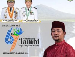 Kepala Desa Tanjung Lanjut Mengucapkan Dirgahayu Ke-67 Tahun Provinsi Jambi