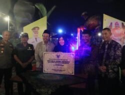 Bupati Mojokerto Tandatangani Prasasti RTH MKP Desa Jabon