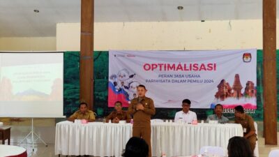Disbudporapar Kabupaten Mojokerto Optimalkan Peran Jasa Usaha Wisata Dalam Pemilu 2024