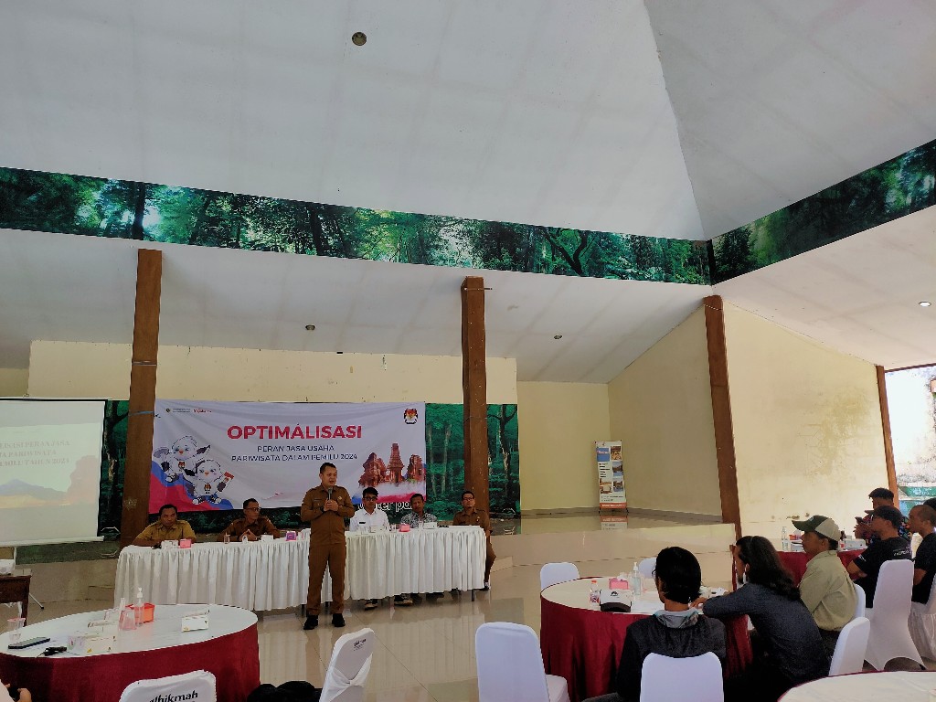 Disbudporapar Kabupaten Mojokerto Optimalkan Peran Jasa Usaha Wisata Dalam Pemilu 2024