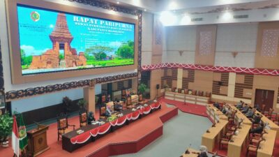 DPRD Kabupaten Mojokerto Adakan Rapat Paripurna Nota Penjelasan Bupati atas LKPJ 2023