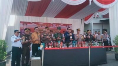 Polres Mojokerto Kota Musnahkan Barang Bukti, Berikut Rinciannya