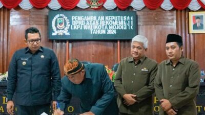 Terkait LKPJ Wali Kota 2023, Ketua DPRD Kota Mojokerto Berikan Rekomendasi Bidang Ekonomi