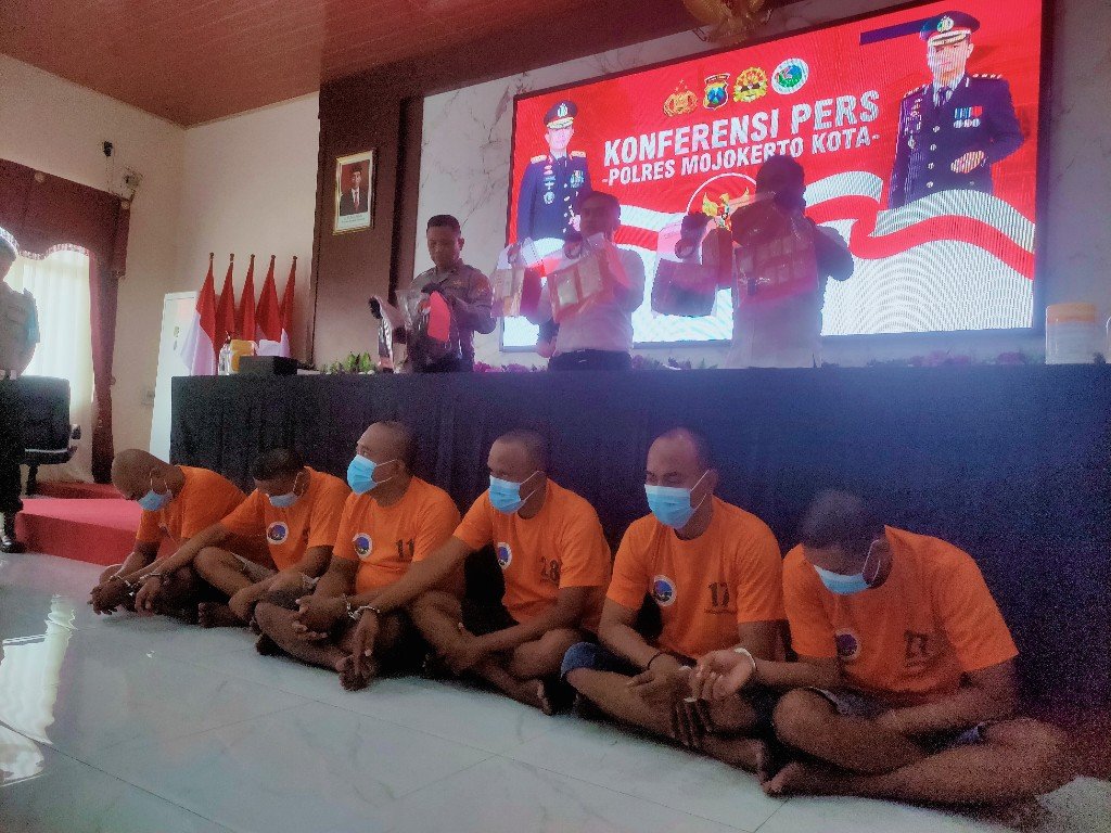 Amankan 144,8 Gram Sabu, Polres Mojokerto Kota Selamatkan 1548 Jiwa