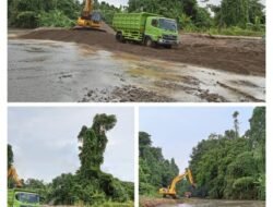 CV Salero Malige Gunakan Material Proyek Iriigasi di Desa Yaba Halsel Diduga Berasal dari Galian C Ilegal