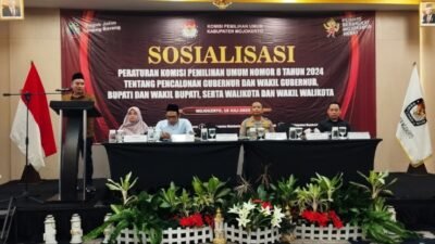 KPU Kabupaten Mojokerto Sosialisasikan Peraturan Pencalonan Kepala Daerah