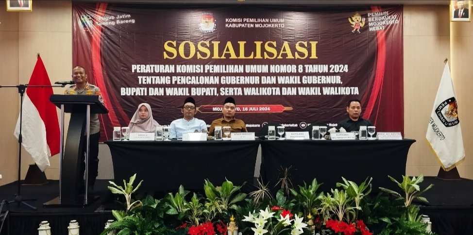 KPU Kabupaten Mojokerto Sosialisasikan Peraturan Pencalonan Kepala Daerah