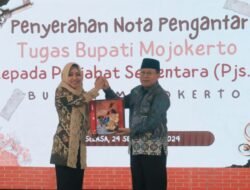 Akhmad Jazuli Ditunjuk Menjadi Pjs Bupati Mojokerto