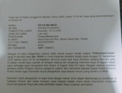 RIAN Asal Desa Fofau Kecamatan Kayoa Barat Resmi Dilaporkan Ke Polres Halsel Kasus Dugaan Penganiyayaan