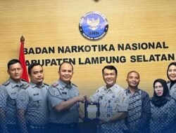 Perkuat Sinergitas P4GN, Lapas Narkotika Bandar Lampung Lakukan Audiensi ke BNN Kabupaten Lampung Selatan
