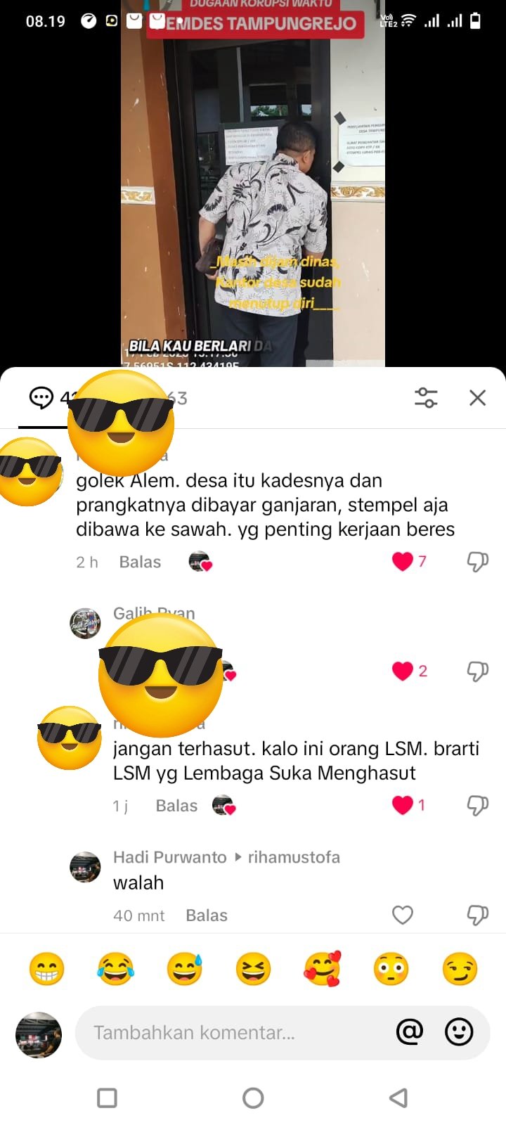 Seorang Kepala Sekolah MI di Kota Mojokerto Menyebut LSM adalah Lembaga Suka Menghasut, Hadi Purwanto Tegas Mengambil Sikap