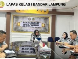 Penguatan Kepada Tim Zona Integritas, Kalapas Tegaskan Untuk Terus Tingkatkan Kerja Sama