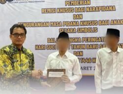 Kalapas Kalianda Ikuti Penyerahan Remisi Nyepi Dan Idul Fitri 1446 H